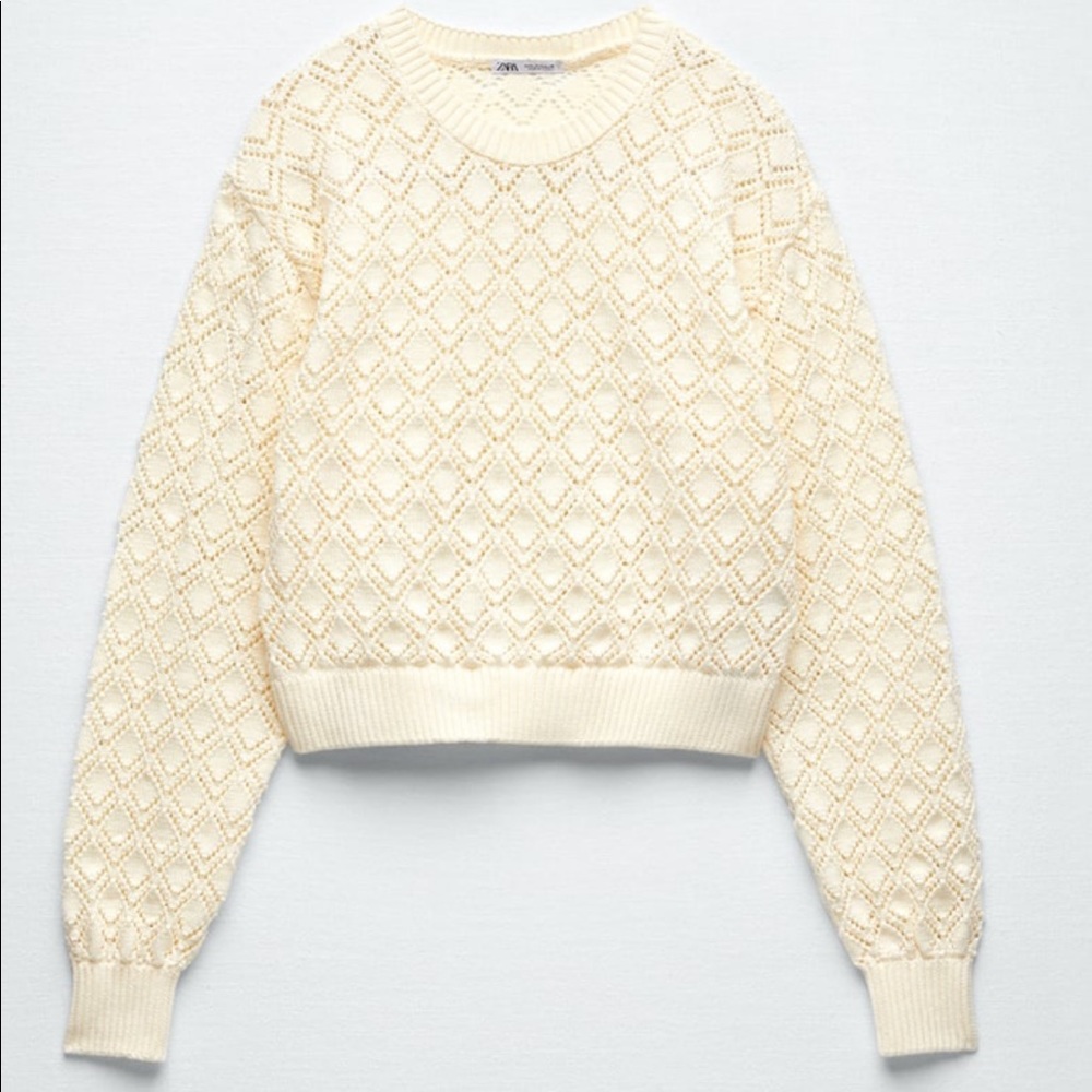Zara Crochet Sweater